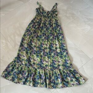 NATURAL LIFE Floral Maxi Dress in Blue, Green, Purple